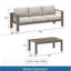Canapé double + table basse rectangulaire, coussin en tissu-1685340169