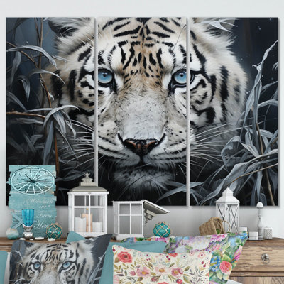 «Tiger Mysterious Watcher II», ensemble de reproductions d'art sur toile