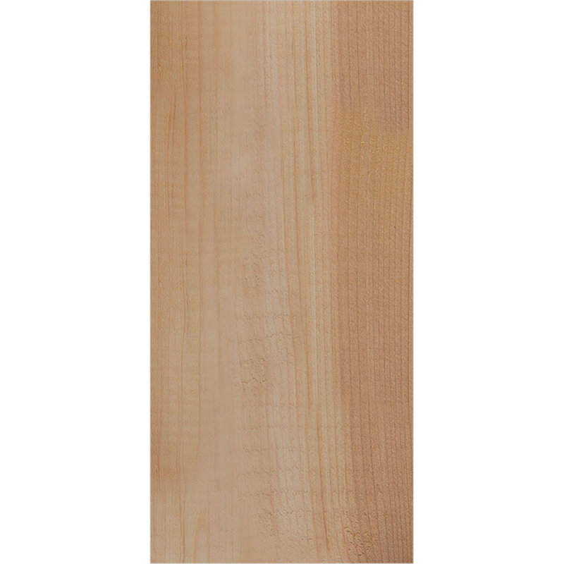 Queue de chevron lisse Carmel, Cèdre rouge de l'Ouest, 8"H x 3 1/2"W x 32"L