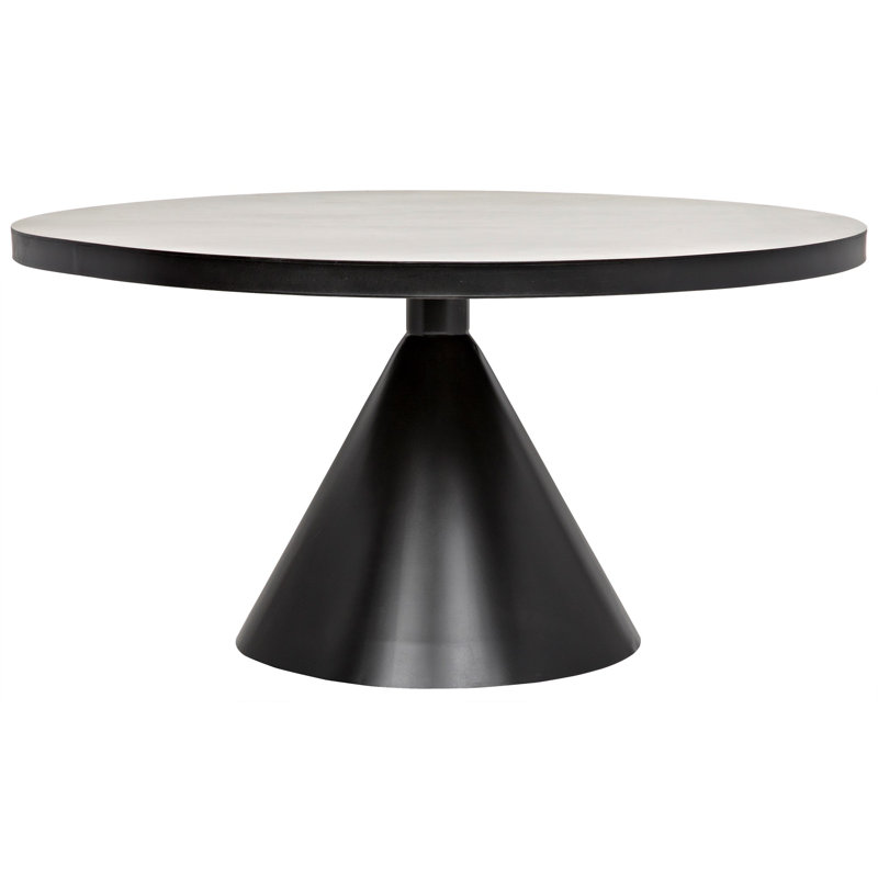 Cone Round Metal Dining Table