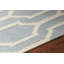 Tapis bleu / blanc à motif Flemington-866637624
