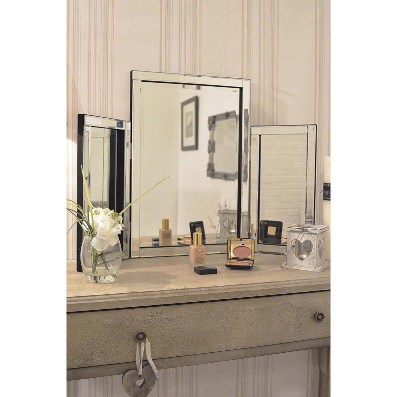 Mccartney Glass Flat Floor Mirror, Silver