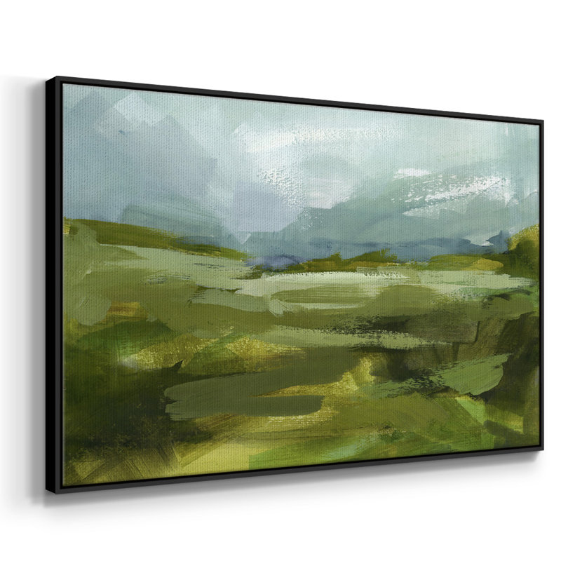 Emerald View II, reproduction d'art sur toile, Noir, H 27 po x l 41 po x P 2 po