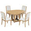Ensemble de table de salle à manger extensible pour 4 à 5 pièces Farmhouse-130171887