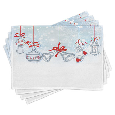 Polyester Not Monochrome Rectangular Placemat