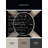 Machine Washable Wilkerson Tart Posh & Luxe Geometric Rug in Black – Black Binding-1320618862