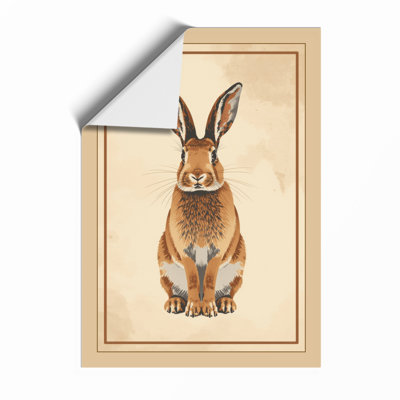 Hare Study Vintage - Print