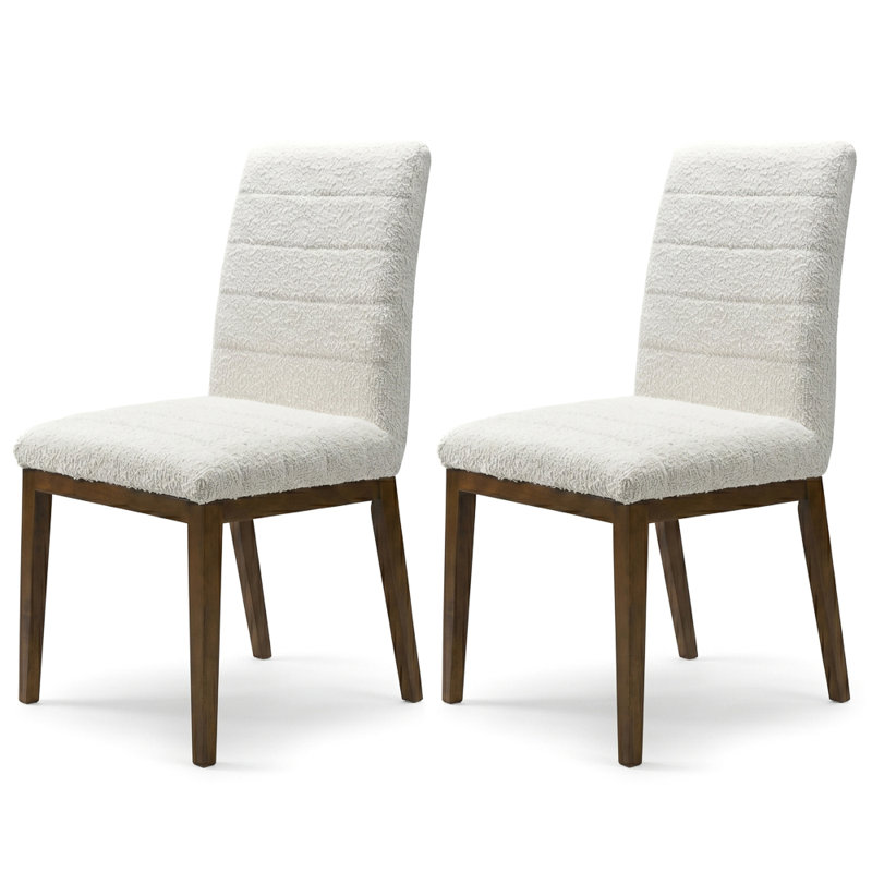 Chaise d'appoint Zaliya, Boucle blanc