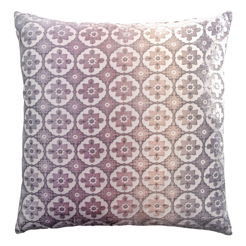 Small Moroccan Square Pillow Cover & Insert, 22" x 22", Opal