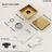 5.9" Square Shower Drain-111047324