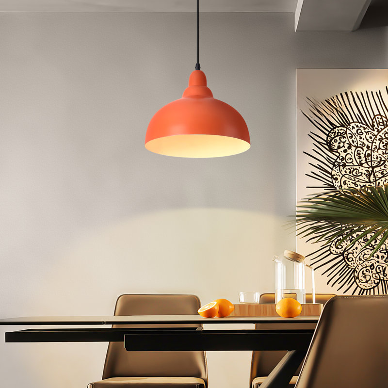 Luminaire suspendu, Bronze, Orange