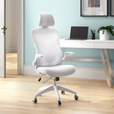 NOUHAUS ErgoTask - Ergonomic Task Office Chair with Headrest Gloss Black