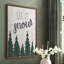Let It Snow Forest, reproduction encadrée - bois massif-1904264530-1904264538