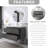 36" Single Sink Wall-Mounted Bathroom Vanity With Resin Basin-2090455213