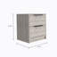 Table de chevet 2 tiroirs Cannon-108555678