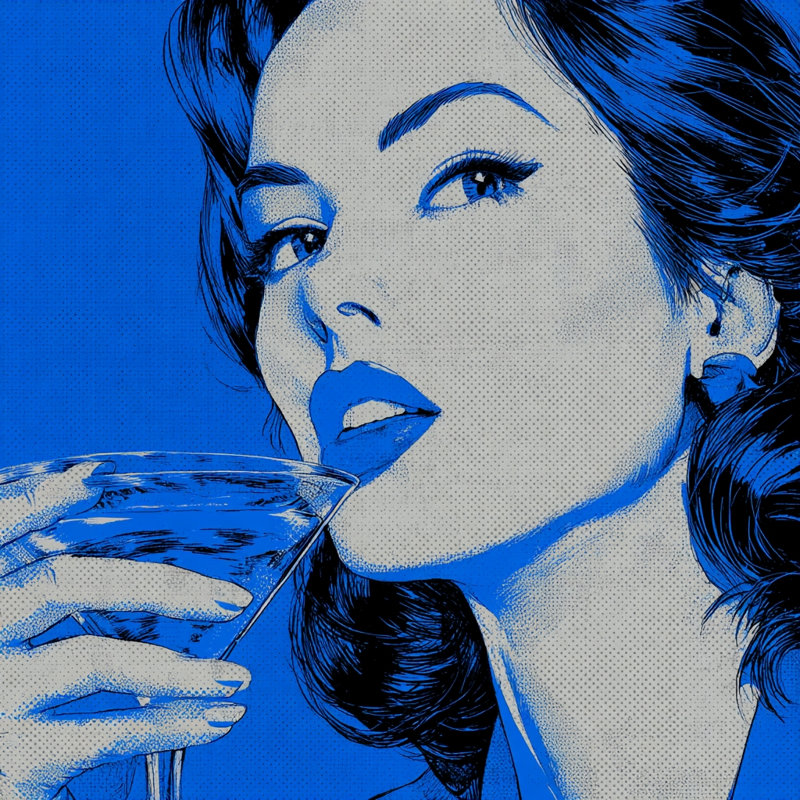 «Velvet Night», art mural sur toile tendue, H 12 po x l 12 po x P 1 po
