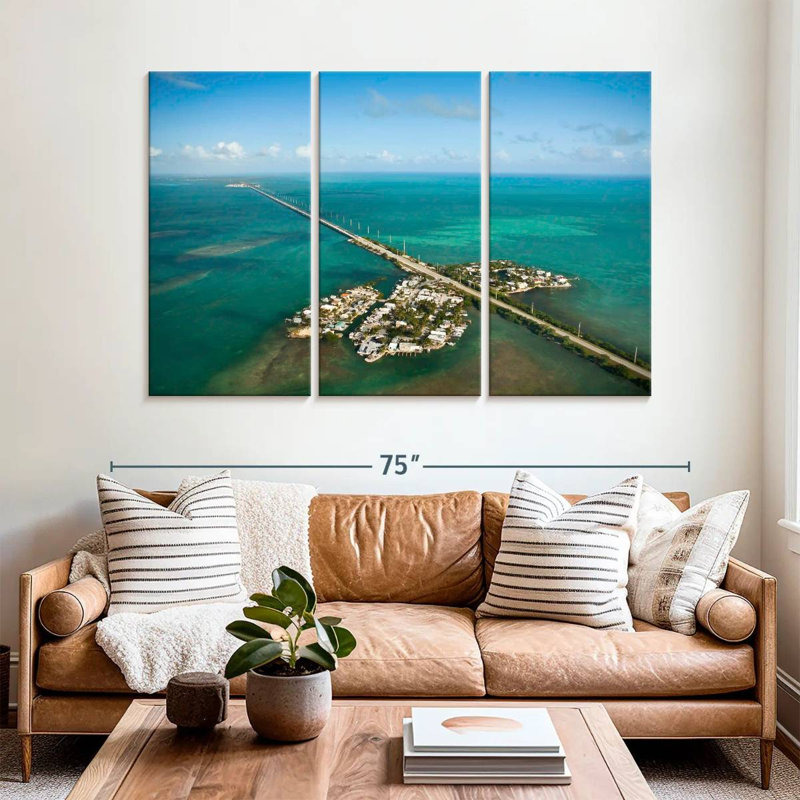 Gillard Seven Mile Florida Bridge, H 42 po x l 65 po