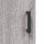 Menpal 40cm W Iron Bedside Table-1046406757