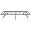 Cadre de lit plateforme pliable en métal noir Kramer pour lit simple-250829944
