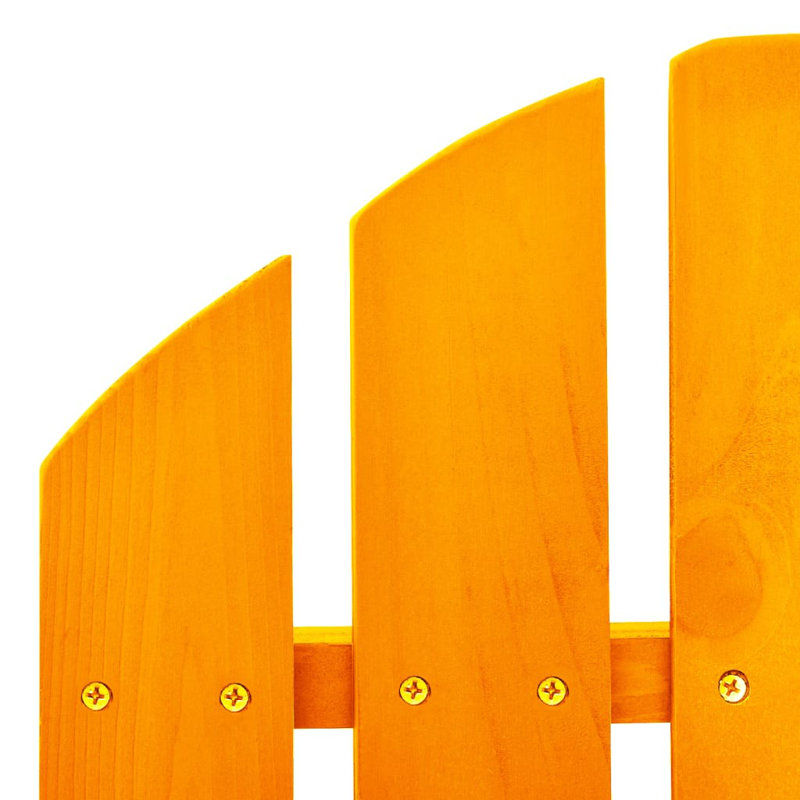 Chaise berçante Adirondack, Orange