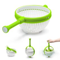 WOODYHOME Salad Spinner