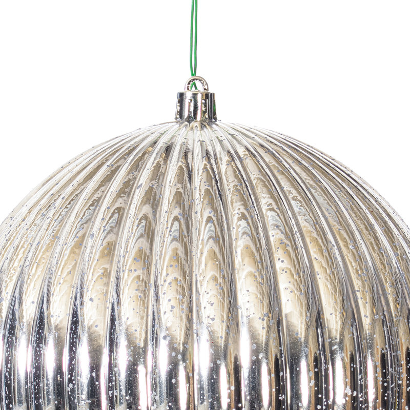 Ensemble de 4 boules de Noël Chistmas, Argent