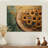 Sunflowers Garden At The Barn On Wood Slide I - Sunflowers Wood Wall Decor - On Natural Pine Wood-1094166291