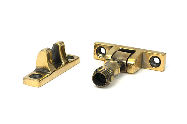 Beehive Brighton Fastener - Narrow (Square), Aged Brass