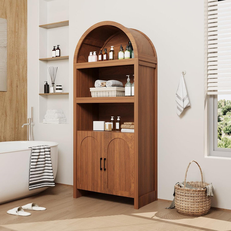 180.3cm H x 78cm W Bookcase, Brown