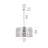 Sybil 5-Light Dimmable Crystal Drum Chandelier-1356236869-1356236868