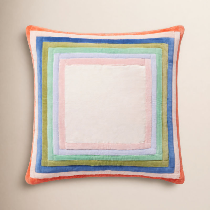 Rifle Paper Co. x Loloi Palette Pillow, Polyester/Polyfill