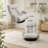 Trule Adjustable Reclining Ergonomic Floor Game Chair in Cement Gray