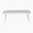 Steel Loveseat And Table, Off White+Grey-1093666206