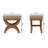 Rattan Arch Bench