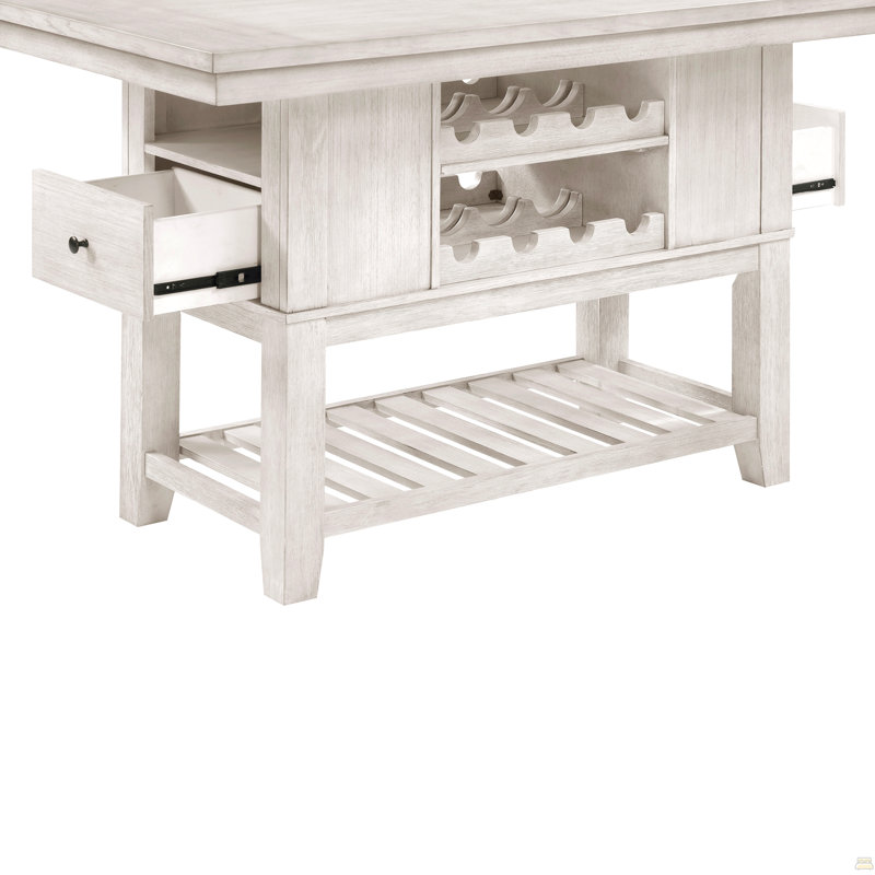 Ensemble de salle à manger à hauteur de comptoir 5 pièces, 5 pièces: table, 4 chaises