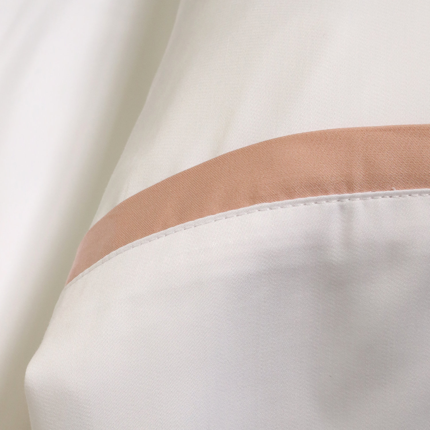 Langston Rayon From Bamboo Machine Woven Sheet Set, King, White/Pink