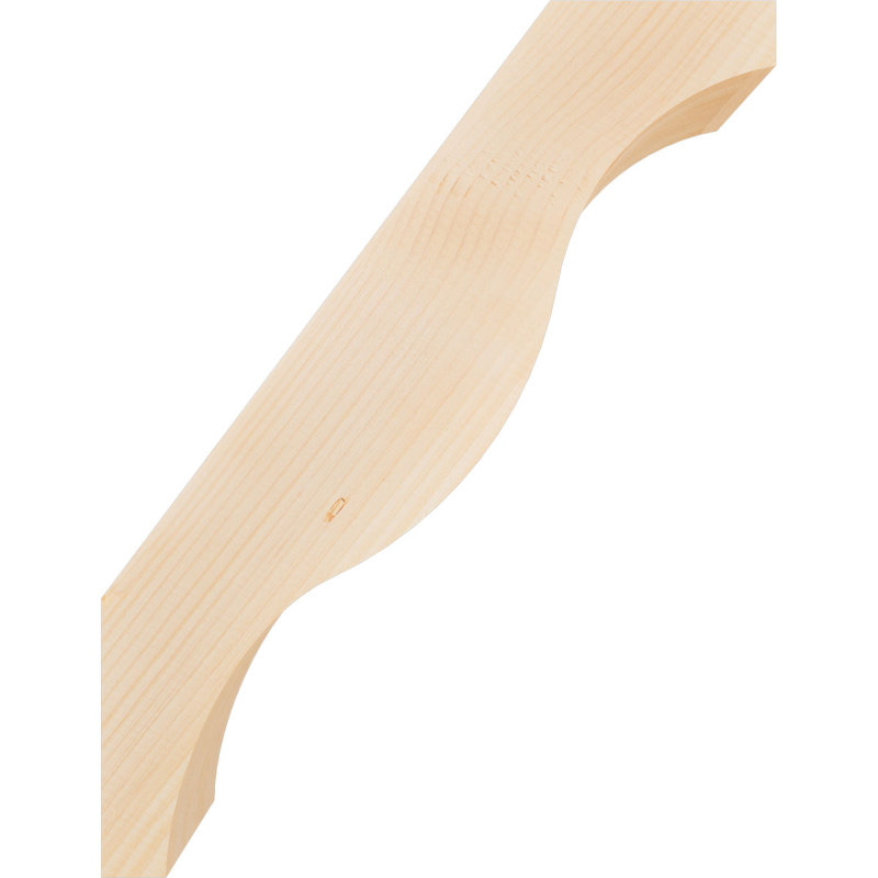 Attelle de genou Funston, Sapin de Douglas, Lisse, H 26 po x l 5,5 po x P 20 po