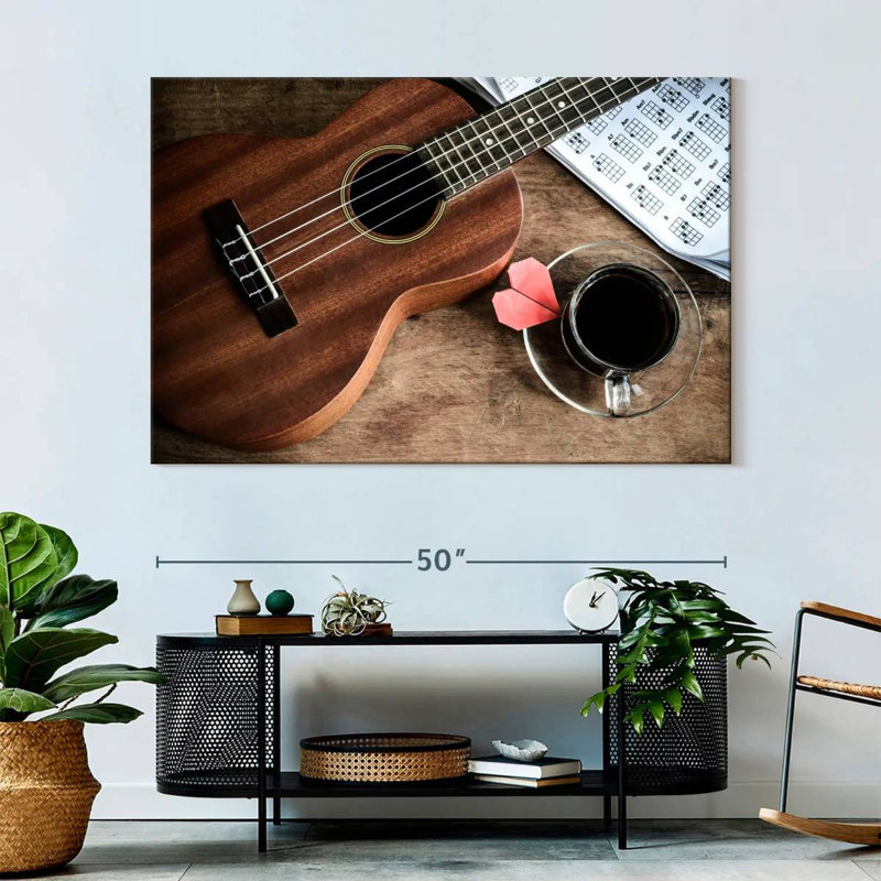 Abarca Coffee And Ukulele, 34" H x 51" W