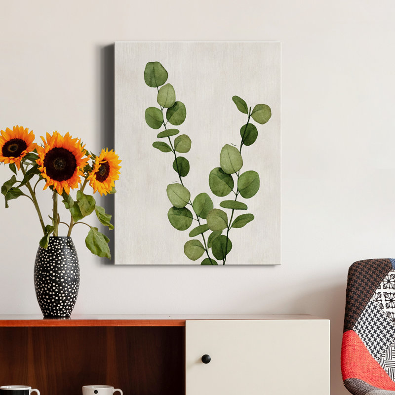 «Botanical Wash III» par Conrad Knutsen, reproduction d'art sur toile tendue, H 40 po x l 30 po x P 1 po