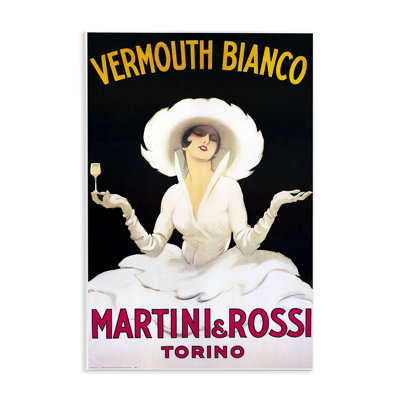 Publicité murale «Vermouth Vintage Lady» par Marcus Jules