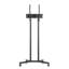 Meuble télé à roulettes 1pc 32-65 pouces avec écrans réglables en hauteur et support pour roues pouvant supporter 88 lb maximum VESA 400 x 400 mm