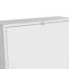 Table flottante, bureau, blanc