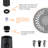  Kitchen Pull Down Faucet Head Replacement 3 Function Sprayer Nozzle with 11 Adapters-98450023
