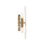 Applique murale 2 lumières Bancroft en laiton noble-1277597463