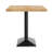 48"L x 30"W Solid Wood Tabletop w/ 27" x 15" Two-Column Dining Height Table Base-2051811144-2051811151