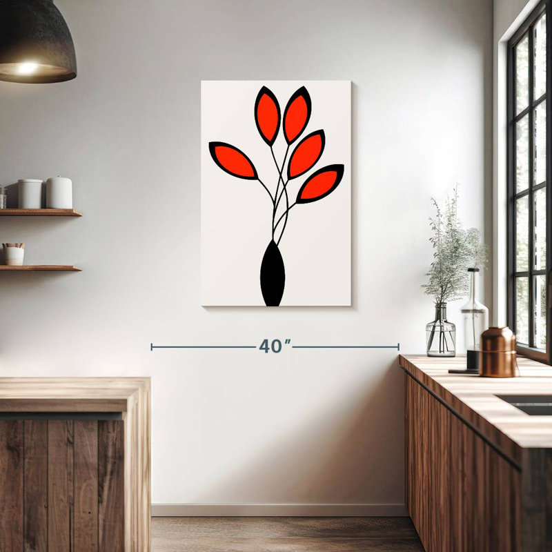 Harnek Cinco Red, 36" H x 24" W