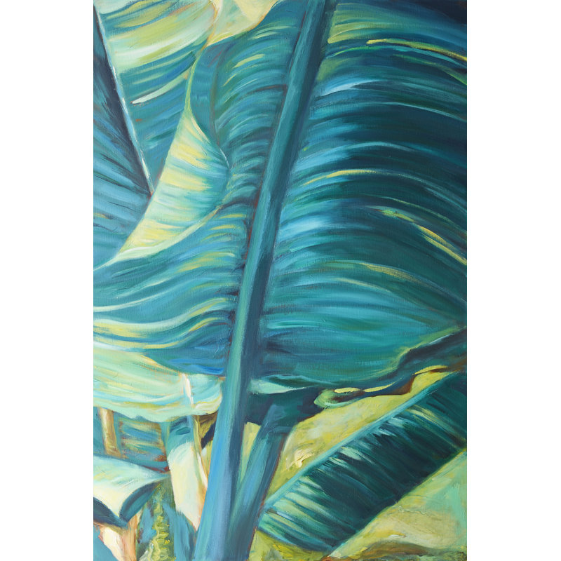 Banana Duo II by Suzanne Wilkins - Wrapped Canvas Painting, 30cm H x 20cm W