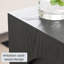 Table d'appoint carrée de 15,74 po, petite table basse, table de chevet d'appoint-755953775