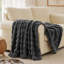 Jeté en fausse fourrure, couverture en fourrure de lapin pour lit, canapé, couverture en peluche vison super doux-113850188-113850184