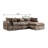 Cloud Couch Oversized Modular Sectional Sofa with Ottoman